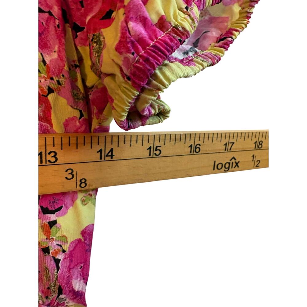Zara floral print midi dress size S - Picture 4 of 11